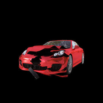 撞死人车